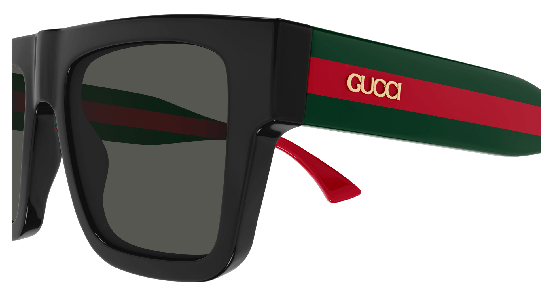 GUCCI PLASTIC SQUARE BLACK FULL SUNGLASS