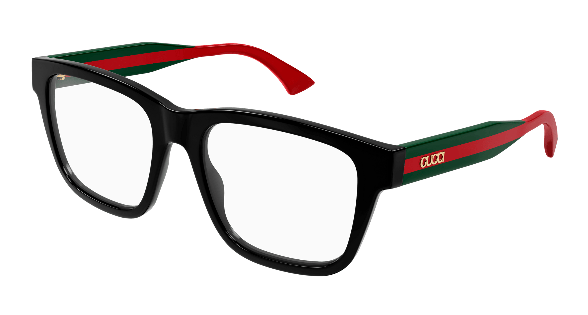 GUCCI PLASTIC SQUARE BLACK FULL FRAME