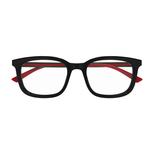 GUCCI PLASTIC SQUARE BLACK GREEN HAVANA FULL FRAME