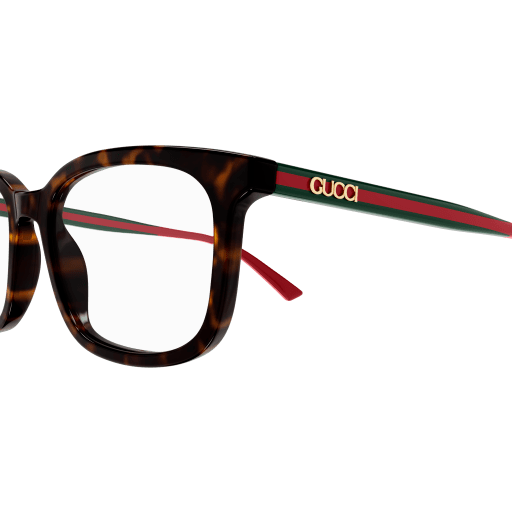 GUCCI PLASTIC HAVANA SQUARE FULL FRAME