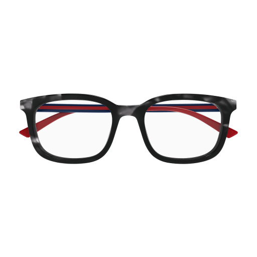 GUCCI PLASTIC SQUARE BLACK BLUE HAVANA FULL FRAME