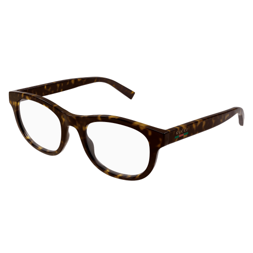 GUCCI PLASTIC HAVANA SQUARE ROUND FULL FRAME