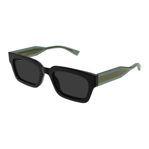 GUCCI PLASTIC BLACK RECTANGLE FULL SUNGLASS