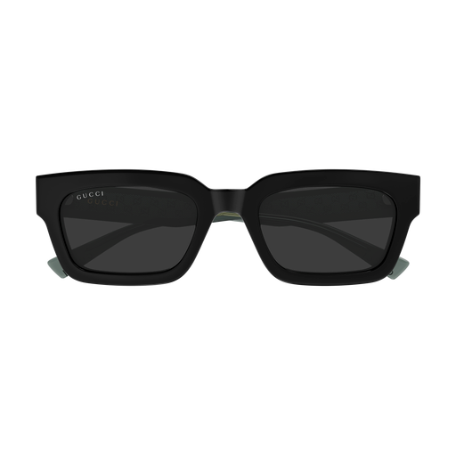 GUCCI PLASTIC BLACK RECTANGLE FULL SUNGLASS