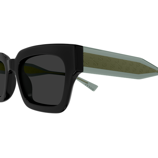 GUCCI PLASTIC BLACK RECTANGLE FULL SUNGLASS