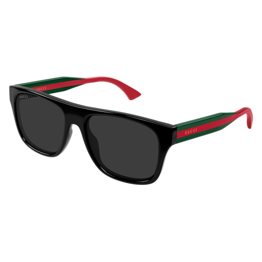 GUCCI PLASTIC BLACK SQUARE FULL FRAME