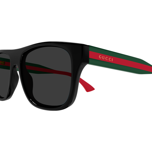 GUCCI PLASTIC BLACK SQUARE FULL FRAME