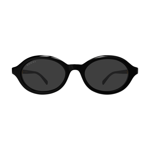 GUCCI PLASTIC BLACK OVAL FULL SUNGLASS