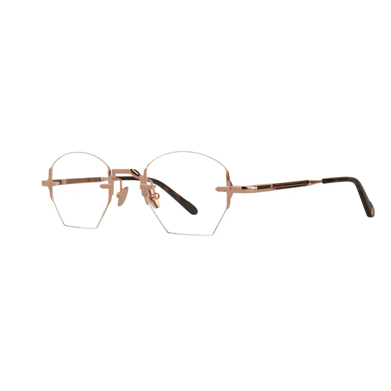 ROSVIN BUGS METAL ROSE GOLD HEXAGON FULL FRAME