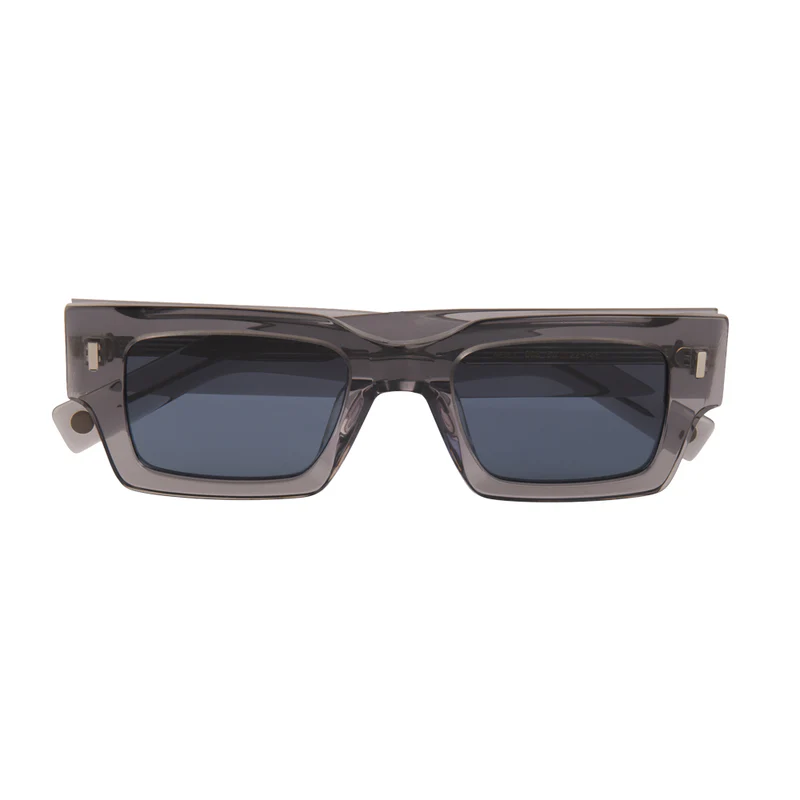 ROSVIN BUGS PLASTIC CRYSTAL GRY AND BLUE RECTANGLE FULL SUNGLASS