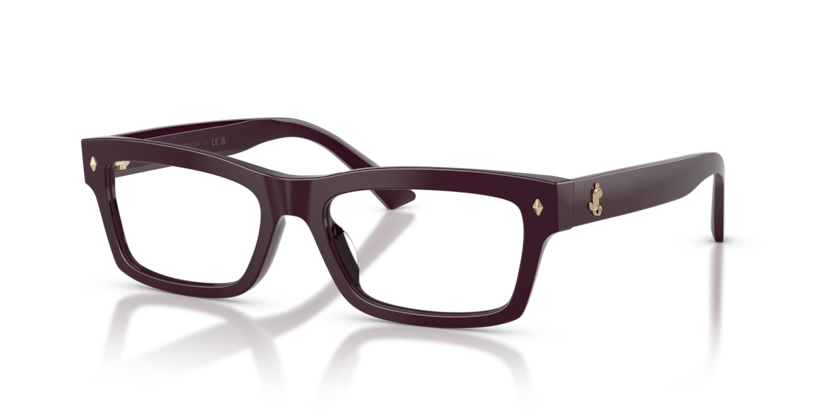 JIMMY CHOO PLASTIC BLACK SQUARE FULL FRAME