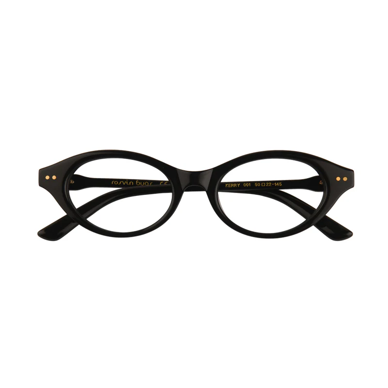ROSVIN BUGS PLASTIC BLACK OVAL FULL FRAME