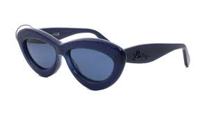 LOEWE PLASTIC NAVY BLUE CATEYE FULL FRAME