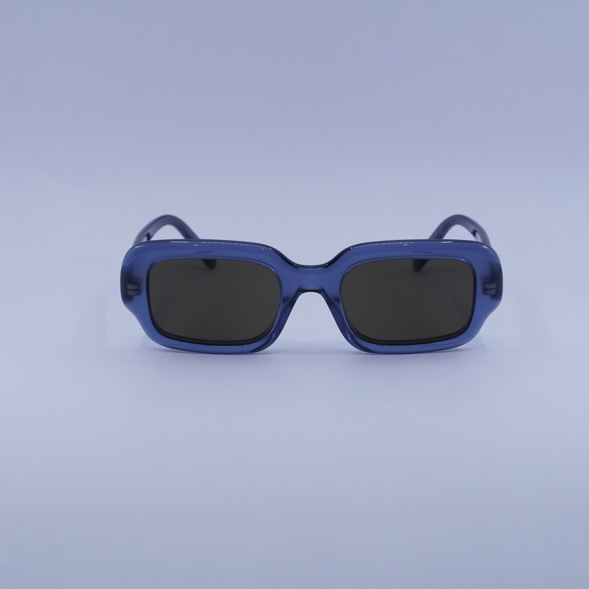 LOEWE PLASTIC TRANSPARENT BLUE RECTANGLE PLASTIC FULL FRAME