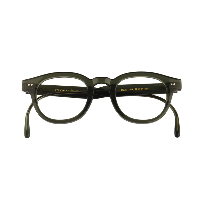 ROSVIN BUGS PLASTIC OLIVE GREEN ROUND FULL FRAME