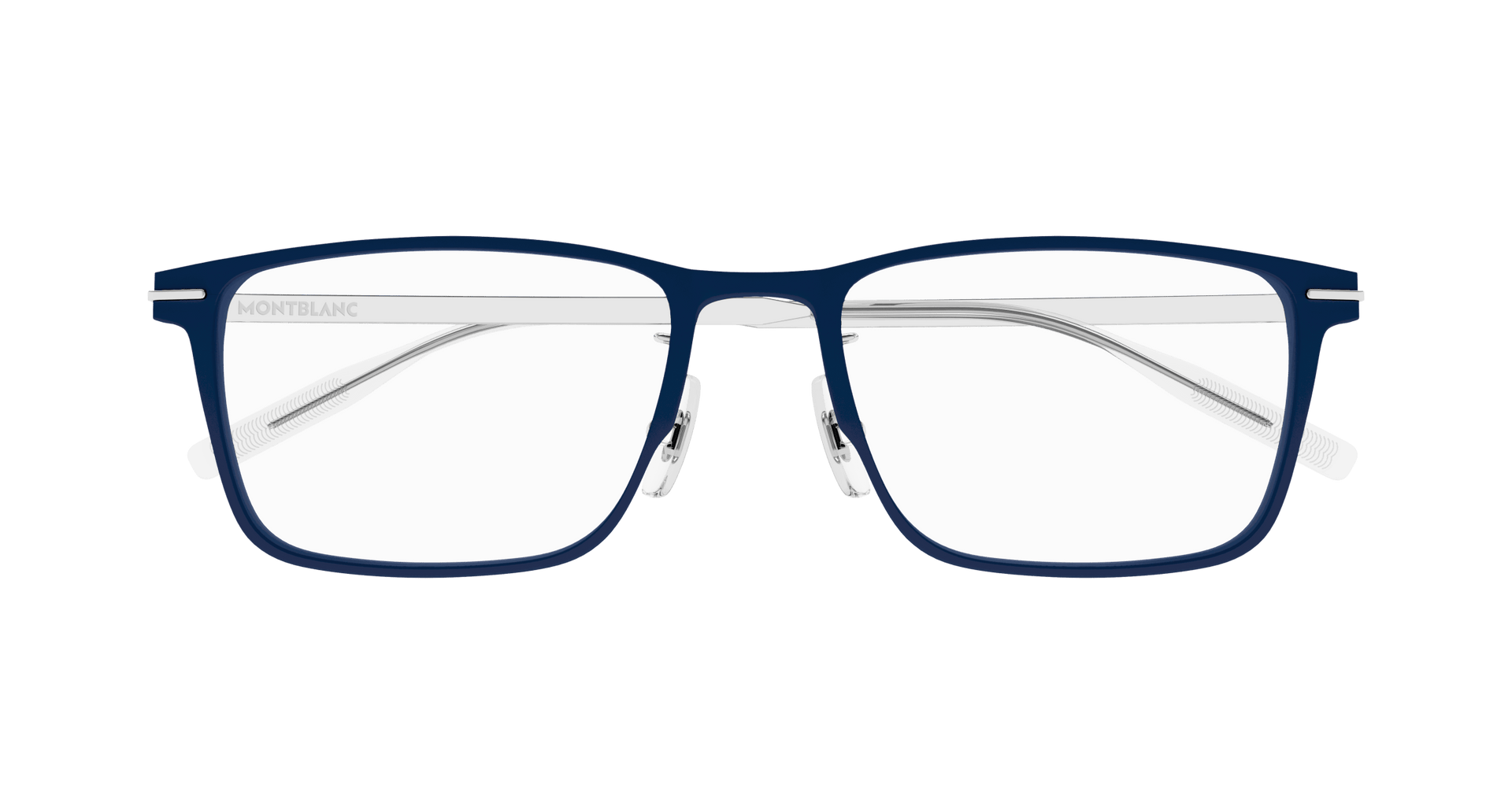 MONT BLANC METAL BLUE RECTANGLE FULL FRAME