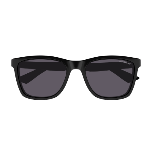 MONT BLANC PLASTIC SQUARE BLACK FULL SUNGLASS