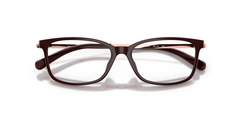 MICHAEL KORS PLASTIC SQUARE BURGANDY FULL FRAME