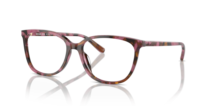 MICHAEL KORS PLASTIC PINK TORTOISE SQUARE FULL FRAME