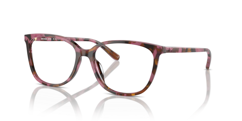 MICHAEL KORS PLASTIC PLUM TORTOISE CATEYE FULL FRAME
