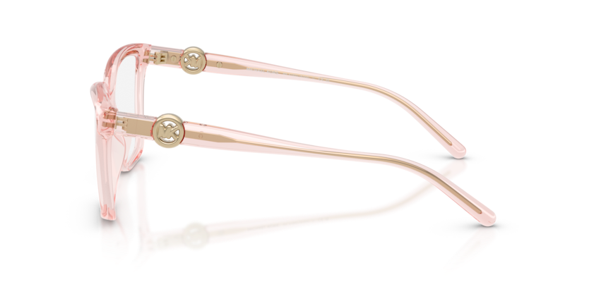 MICHAEL KORS PLASTIC TRANSPARENT LIGHT PINK BUTTERFLY FULL FRAME