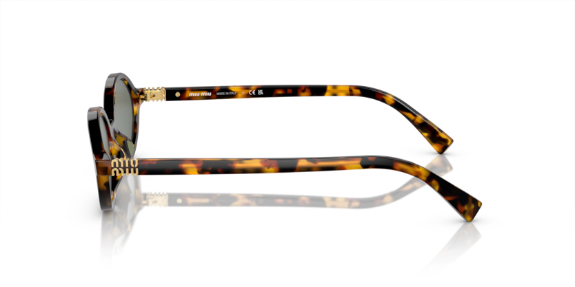 MIU MIU PLASTIC HONEY MAHOGANY OVAL FULL SUNGLASS