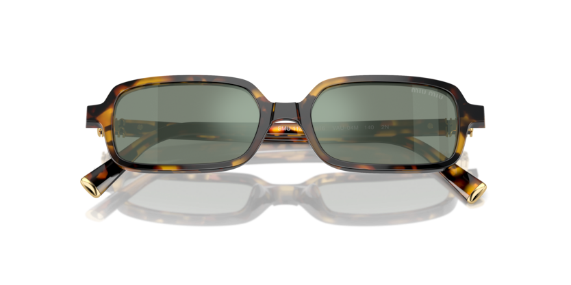 MIU MIU PLASTIC HAVANA RECTANGLE FULL SUNGLASS