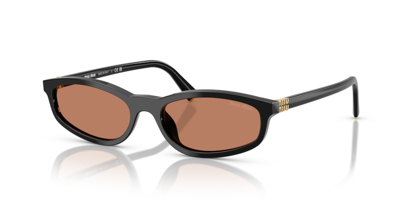 MIU MIU PLASTIC BLACK IRREGULAR FULL SUNGLASS