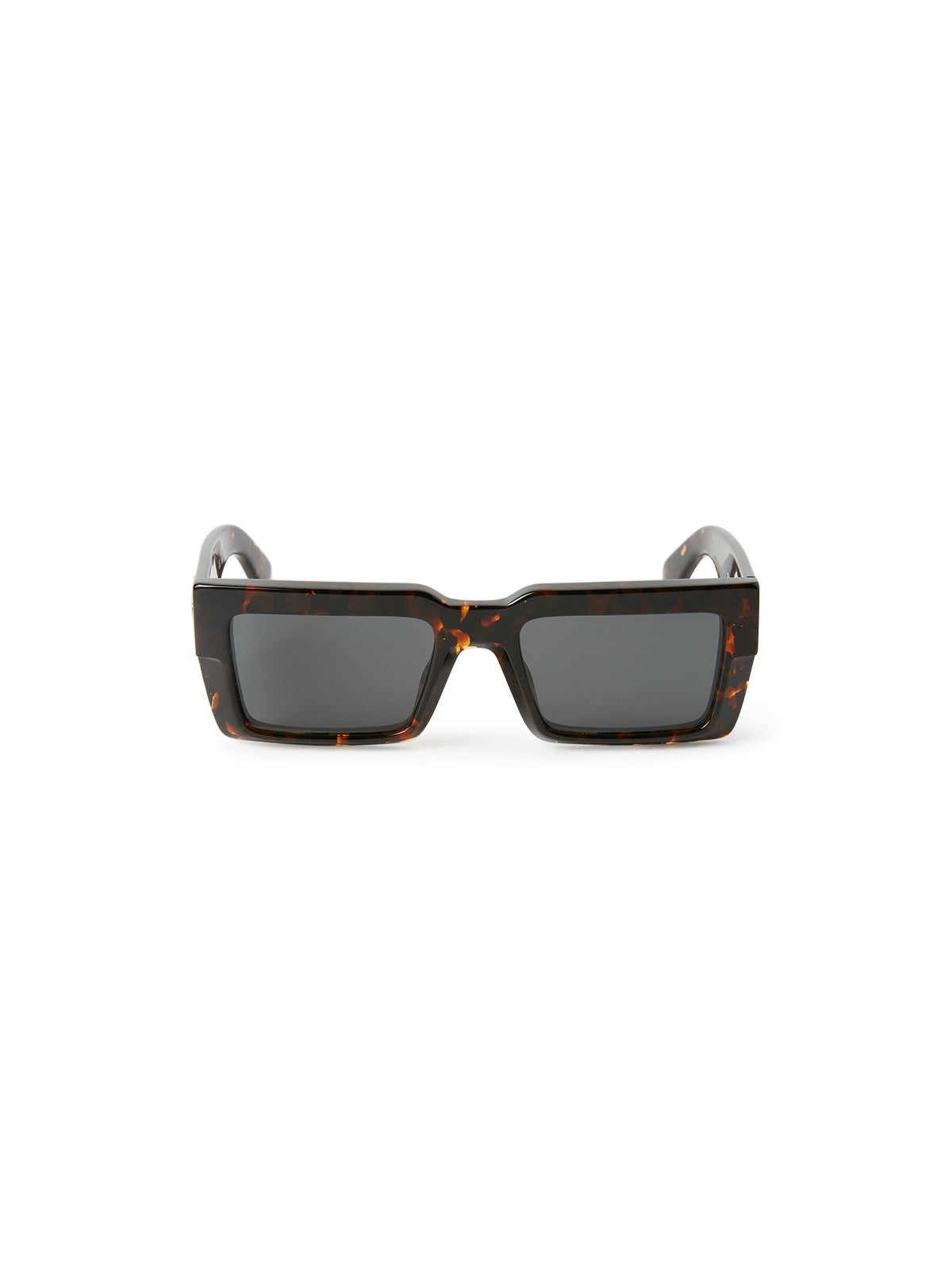 OFF WHITE PLASTIC DARK HAVANA RECTANGLE SUNGLASS