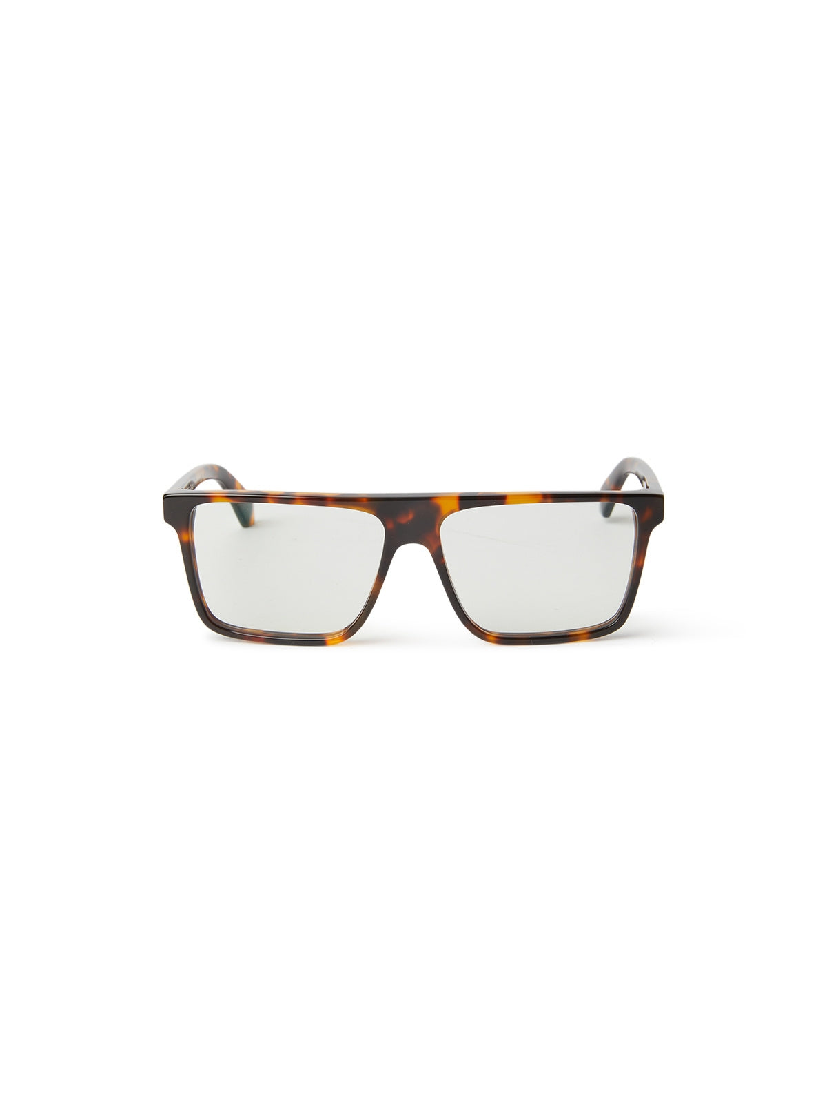 OFF WHITE PLASTIC RECTANGLE HAVANA FULL FRAME