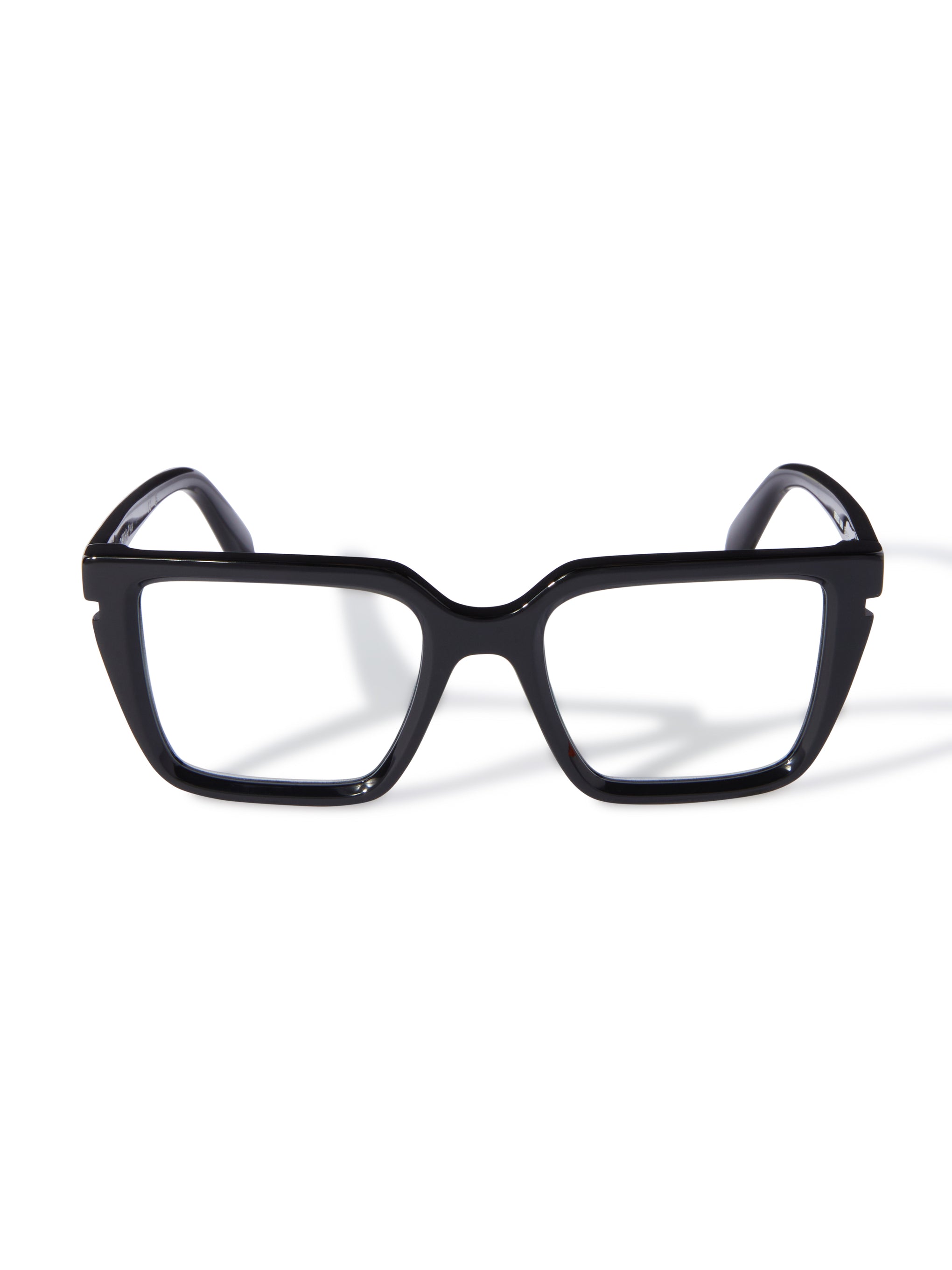 OFF WHITE PLASTIC SQUARE BLACK FULL FRAME
