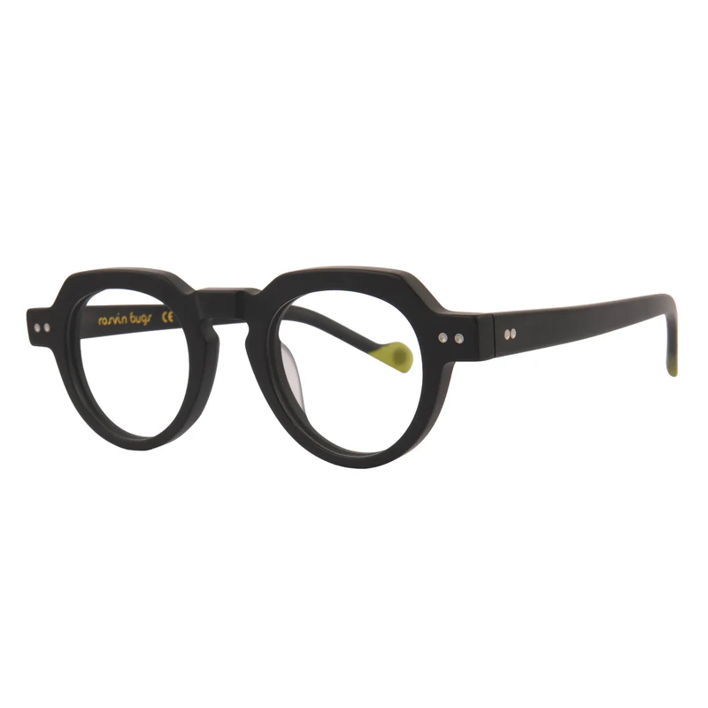 ROSVIN BUGS PLASTIC MATTE BLACK ROUND FULL FRAME
