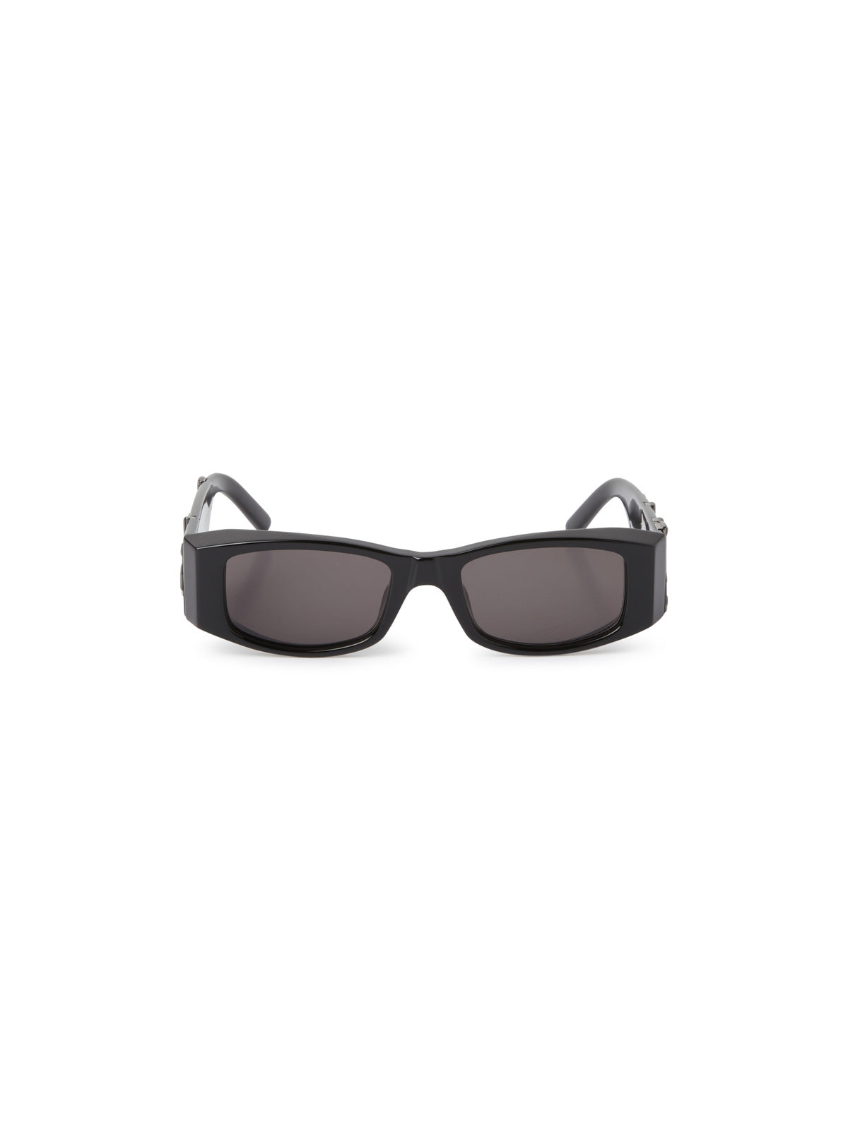 PALM ANGELS  PLASTIC RECTANGLE BLACK SUNGLASS