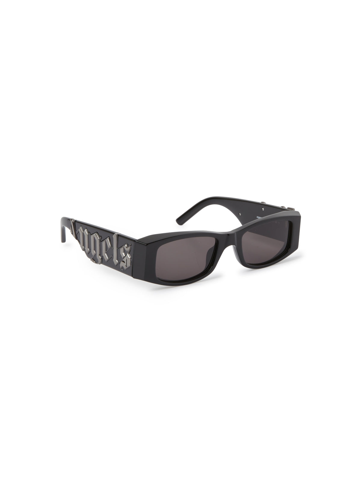 PALM ANGELS  PLASTIC RECTANGLE BLACK SUNGLASS