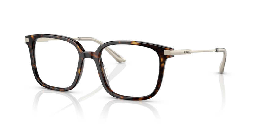 PRADA PLASTIC HAVANA SQUARE FULL FRAME