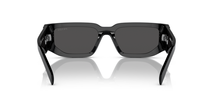 PRADA PLASTIC IRREGULAR BLACK SUNGLASS