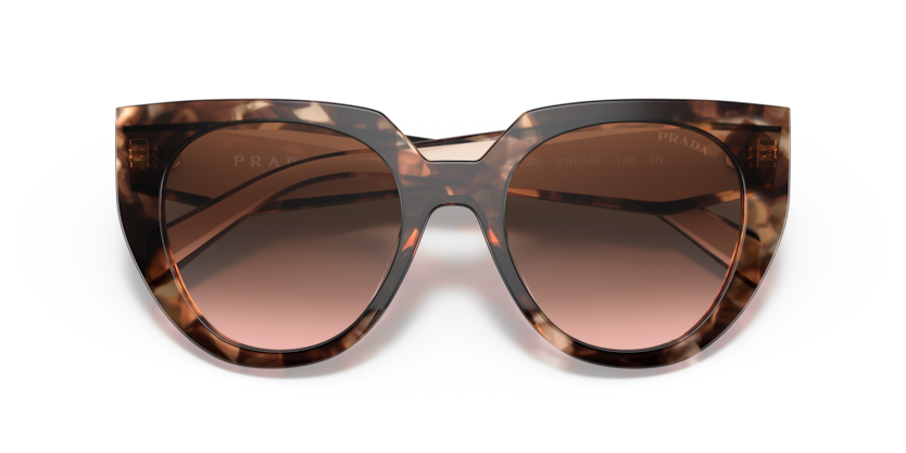 PRADA PLASTIC CATEYE CARAMLE HAVANA FULL SUNGLASS