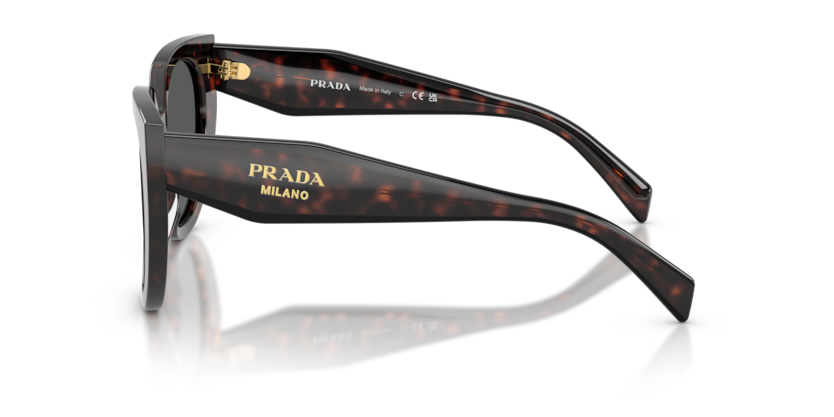PRADA PLASTIC CATEYE DARK HAVANA FULL SUNGLASS