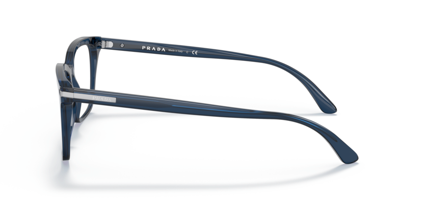 PRADA PLASTIC CRYSTAL BLUE SQUARE FULL FRAME