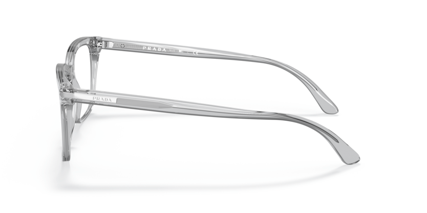 PRADA PLASTIC TRANSPARENT GREY SQUARE FULL FRAME