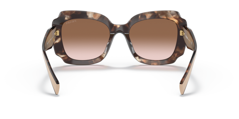 PRADA PLASTIC IRREGULAR HAVANA FULL SUNGLASS