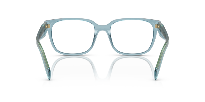 PRADA PLASTIC CRYSTAL BLUE SQUARE FULL FRAME