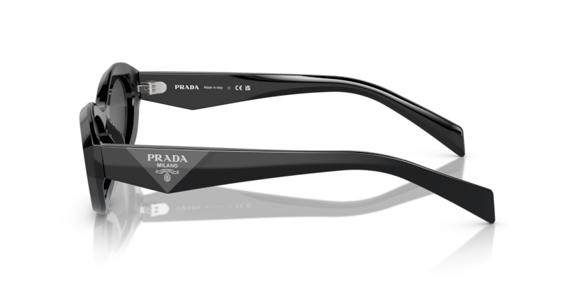 PRADA PLASTIC BLACK IRREGULAR FULL SUNGLASS