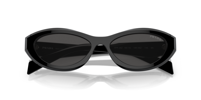 PRADA PLASTIC BLACK IRREGULAR FULL SUNGLASS