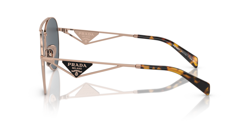 PRADA METAL AVIATOR ROSE GOLD FULL SUNGLASS