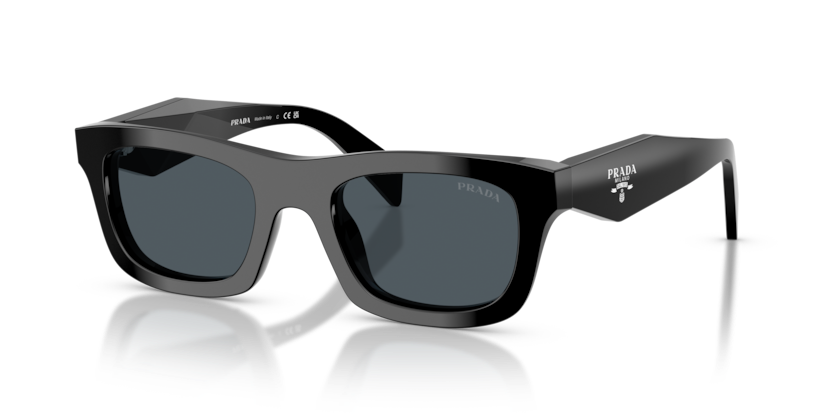 PRADA PLASTIC BLACK SQUARE FULL SUNGLASS