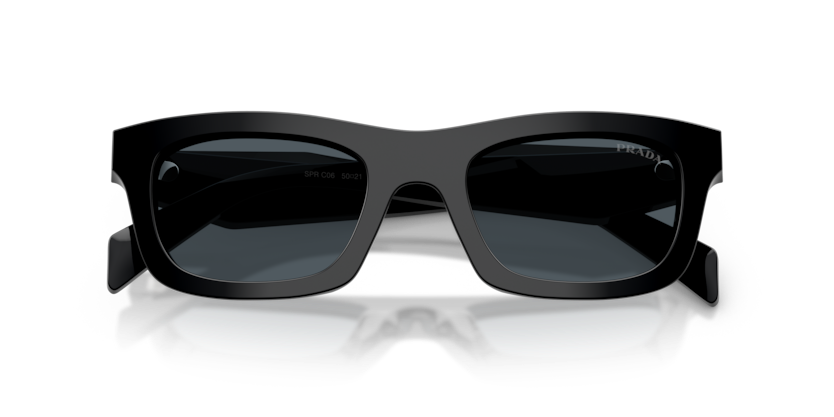 PRADA PLASTIC BLACK SQUARE FULL SUNGLASS