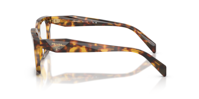 PRADA PLASTIC IRREGULAR HONEY TORTOISE FULL FRAME