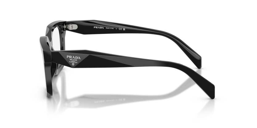 PRADA PLASTIC BLACK IRREGULAR FULL FRAME