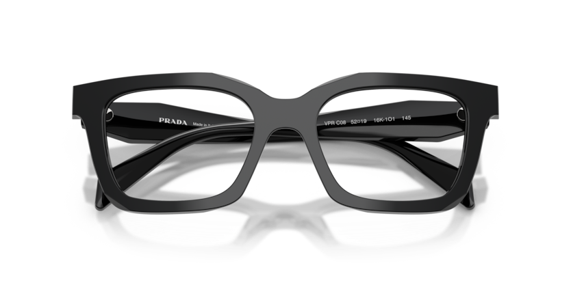 PRADA PLASTIC BLACK IRREGULAR FULL FRAME